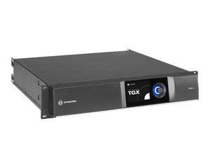 DYNTGX10 - Dynacord TGX10 4Ch DSP Power Amp 4x2500W @ 4ohm Dante or OCA Control 2U Image 3