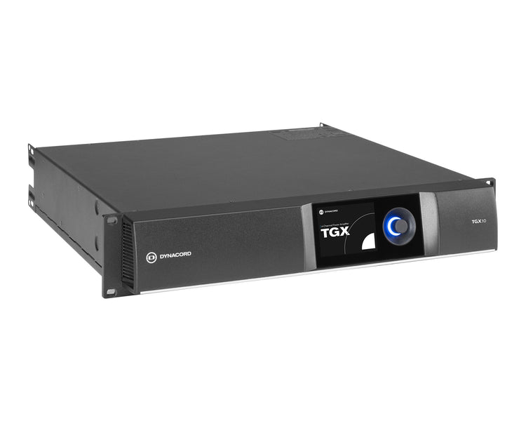 DYNTGX10 - Dynacord TGX10 4Ch DSP Power Amp 4x2500W @ 4ohm Dante or OCA Control 2U Image 3