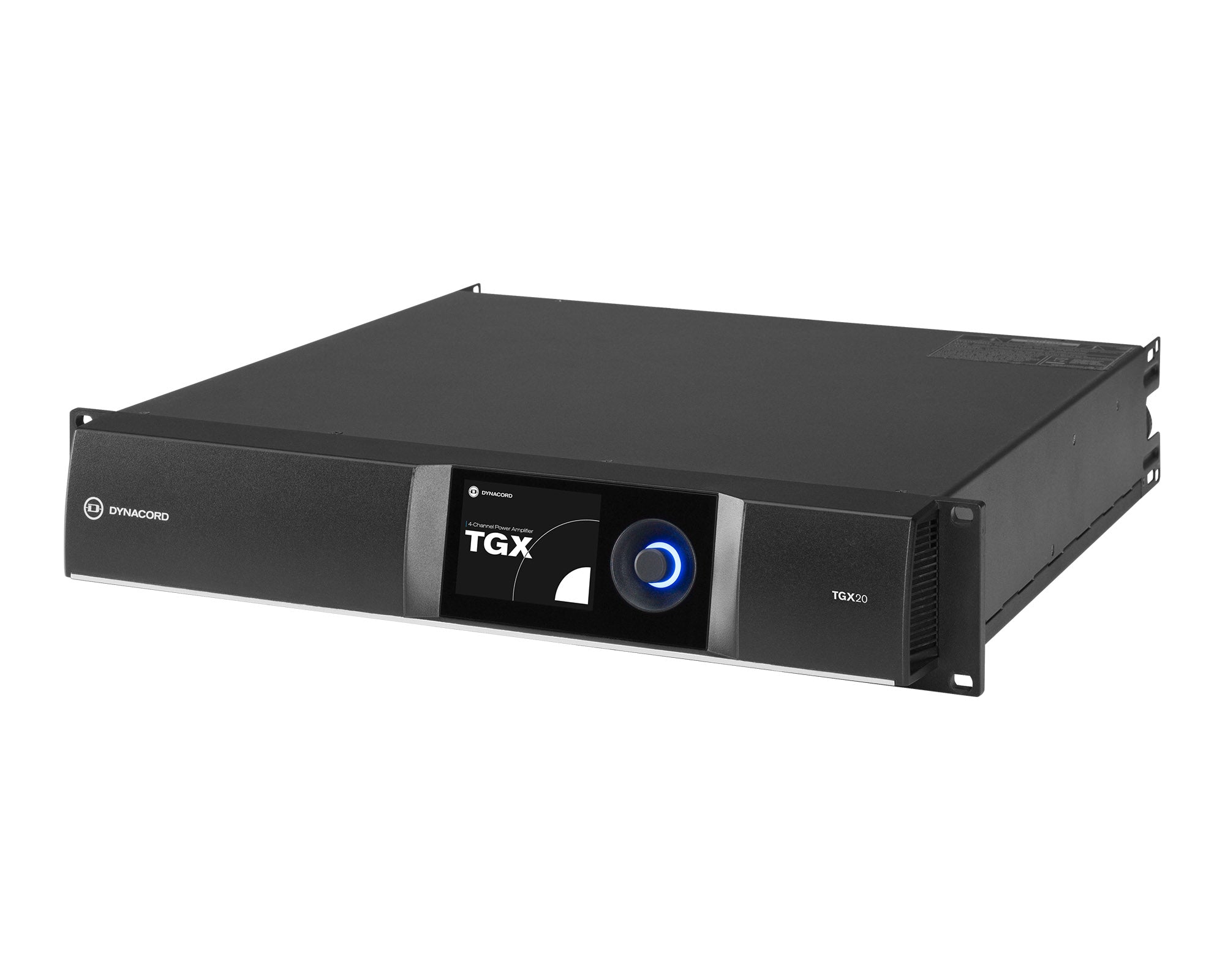DYNTGX20 - Dynacord TGX20 4Ch DSP Power Amp 4x5000W @ 4ohm Dante or OCA Control 2U Image 2