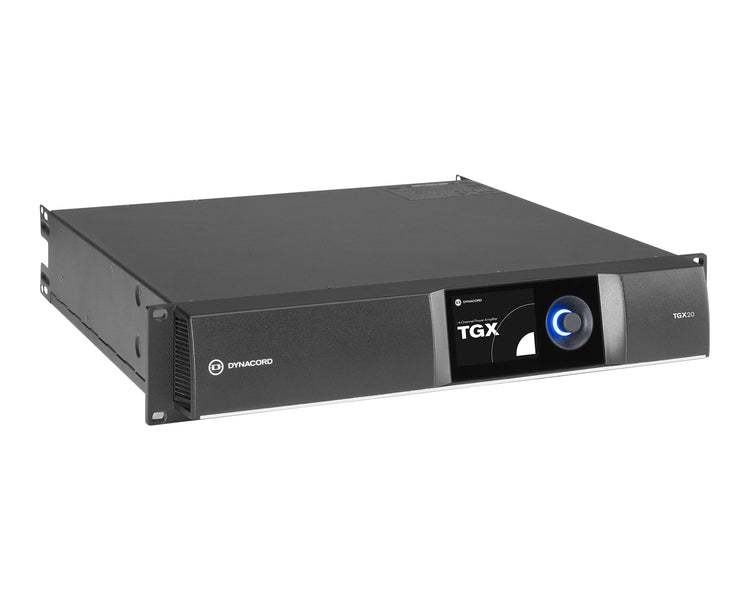 DYNTGX20 - Dynacord TGX20 4Ch DSP Power Amp 4x5000W @ 4ohm Dante or OCA Control 2U Image 3
