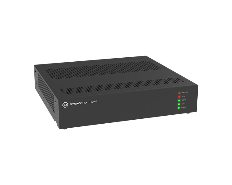 DYNU1201 - Dynacord U120:1 Power Amp 1Ch 120W 4ohm or 8ohm or 100V Half Rack 1U Image 2