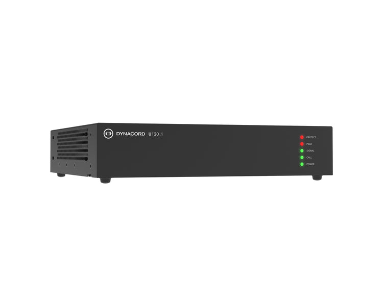 DYNU1201 - Dynacord U120:1 Power Amp 1Ch 120W 4ohm or 8ohm or 100V Half Rack 1U Image 3