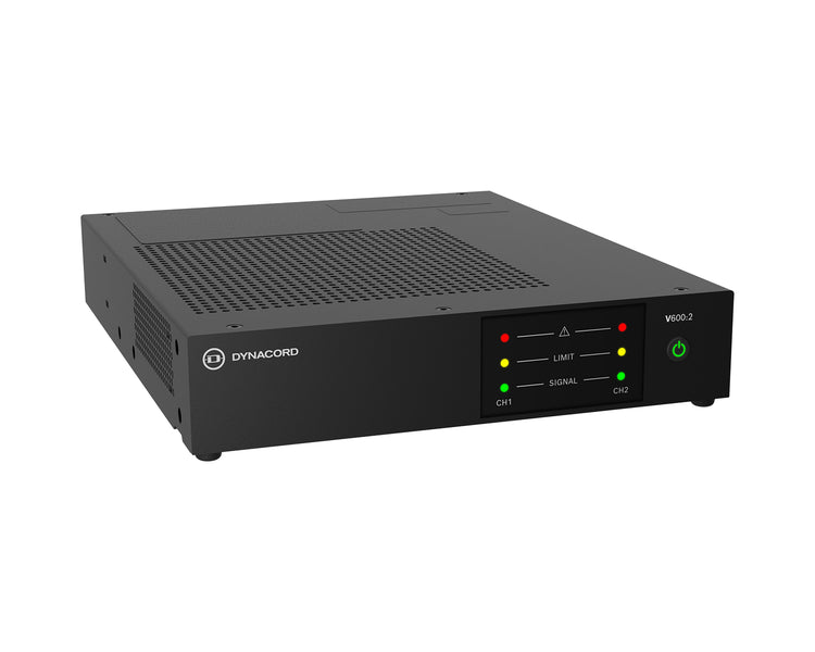 DYNV6002 - Dynacord V600:2 Power Amp 2Ch 600W powerTANK 4ohm or 8ohm or 100V Half Rack 1U Image 5