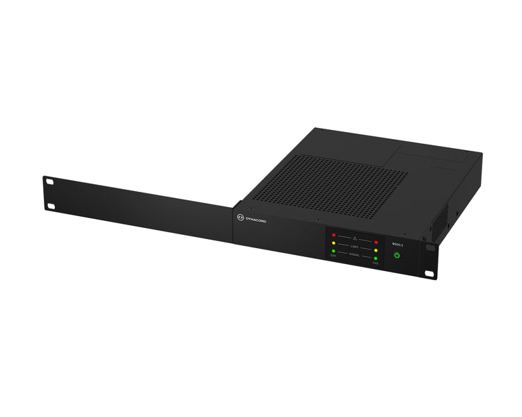 DYNV6002 - Dynacord V600:2 Power Amp 2Ch 600W powerTANK 4ohm or 8ohm or 100V Half Rack 1U Image 8