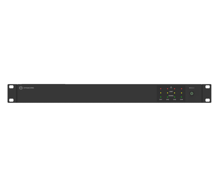 DYNV6004 - Dynacord V600:4 Power Amp 4Ch 600W powerTANK 4ohm or 8ohm or 100V 19inch 1U Image 1