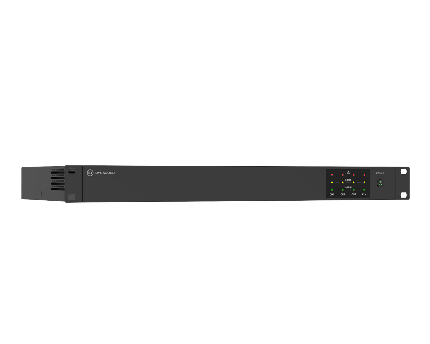 DYNV6004 - Dynacord V600:4 Power Amp 4Ch 600W powerTANK 4ohm or 8ohm or 100V 19inch 1U Image 3
