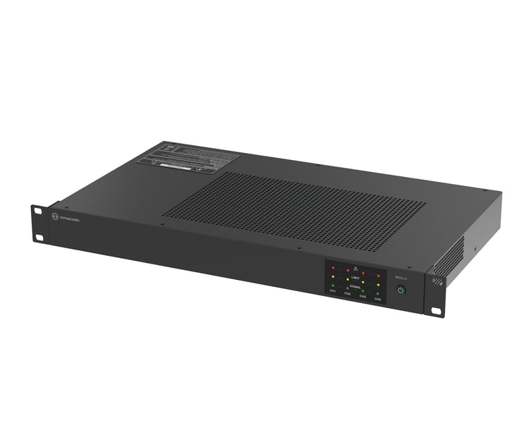 DYNV6004 - Dynacord V600:4 Power Amp 4Ch 600W powerTANK 4ohm or 8ohm or 100V 19inch 1U Image 4