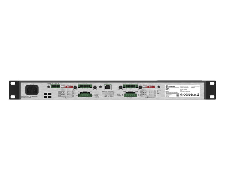 DYNV6004 - Dynacord V600:4 Power Amp 4Ch 600W powerTANK 4ohm or 8ohm or 100V 19inch 1U Image 6