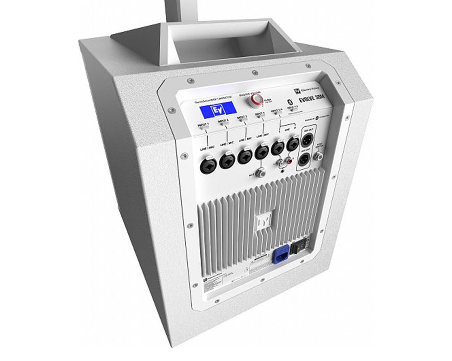 ELEE30MW - Electro-Voice EVOLVE 30M WHITE Column Speaker System 8Ch Mixer 10inch Sub and BT Image 6