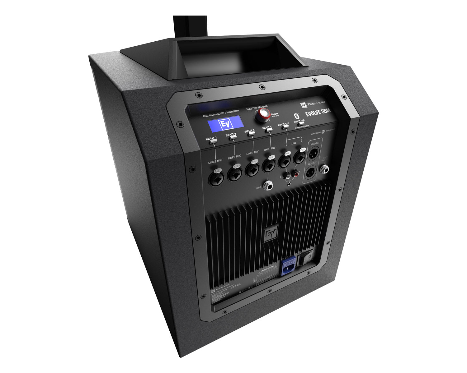 ELEE30M - Electro-Voice EVOLVE 30M BLACK Column Speaker System 8Ch Mixer 10inch Sub and BT Image 6