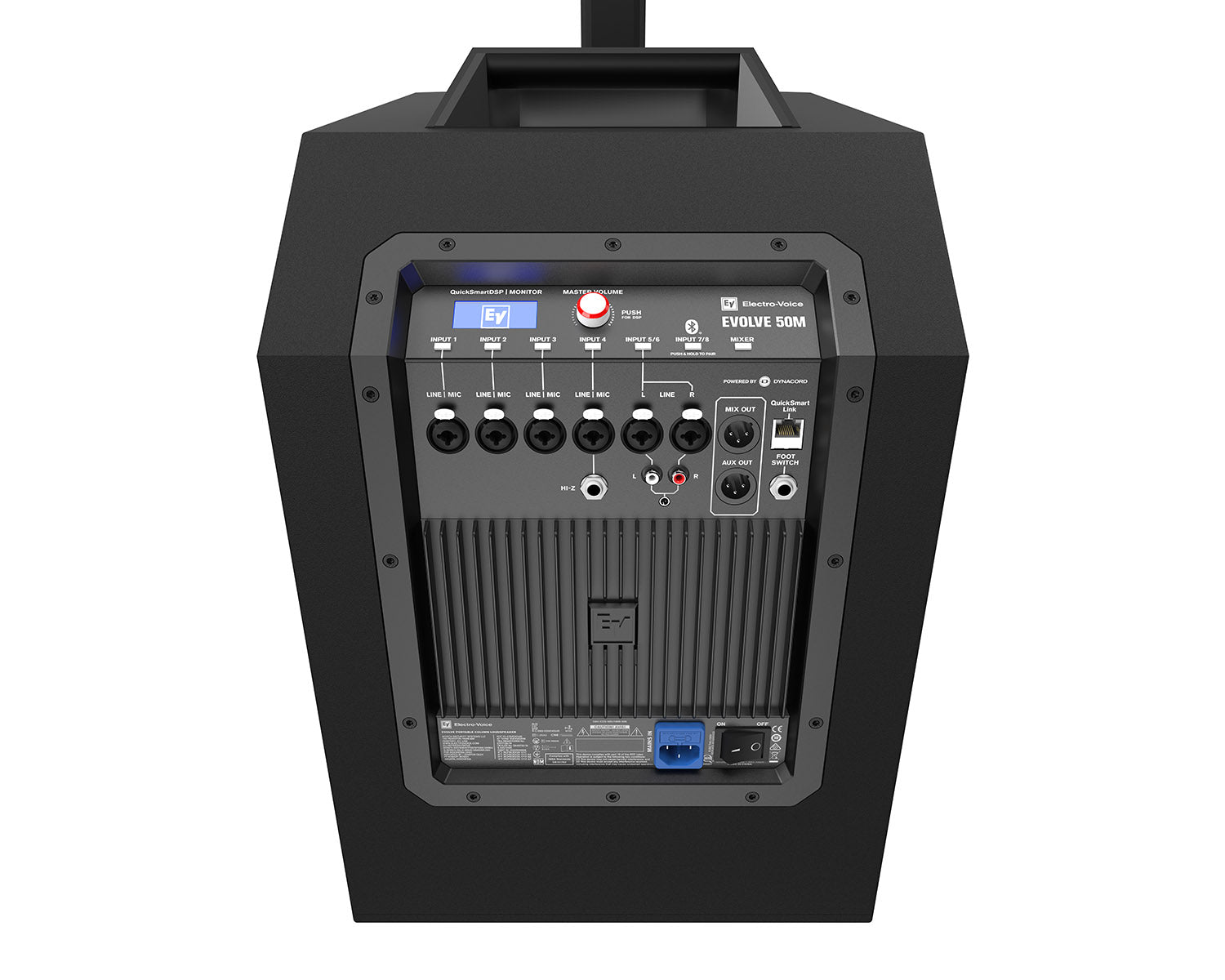 ELEE50MBBG - Electro-Voice *B GRADE* EVOLVE 50M BLACK Column Seaker System 8Ch Mixer and BT Image 8