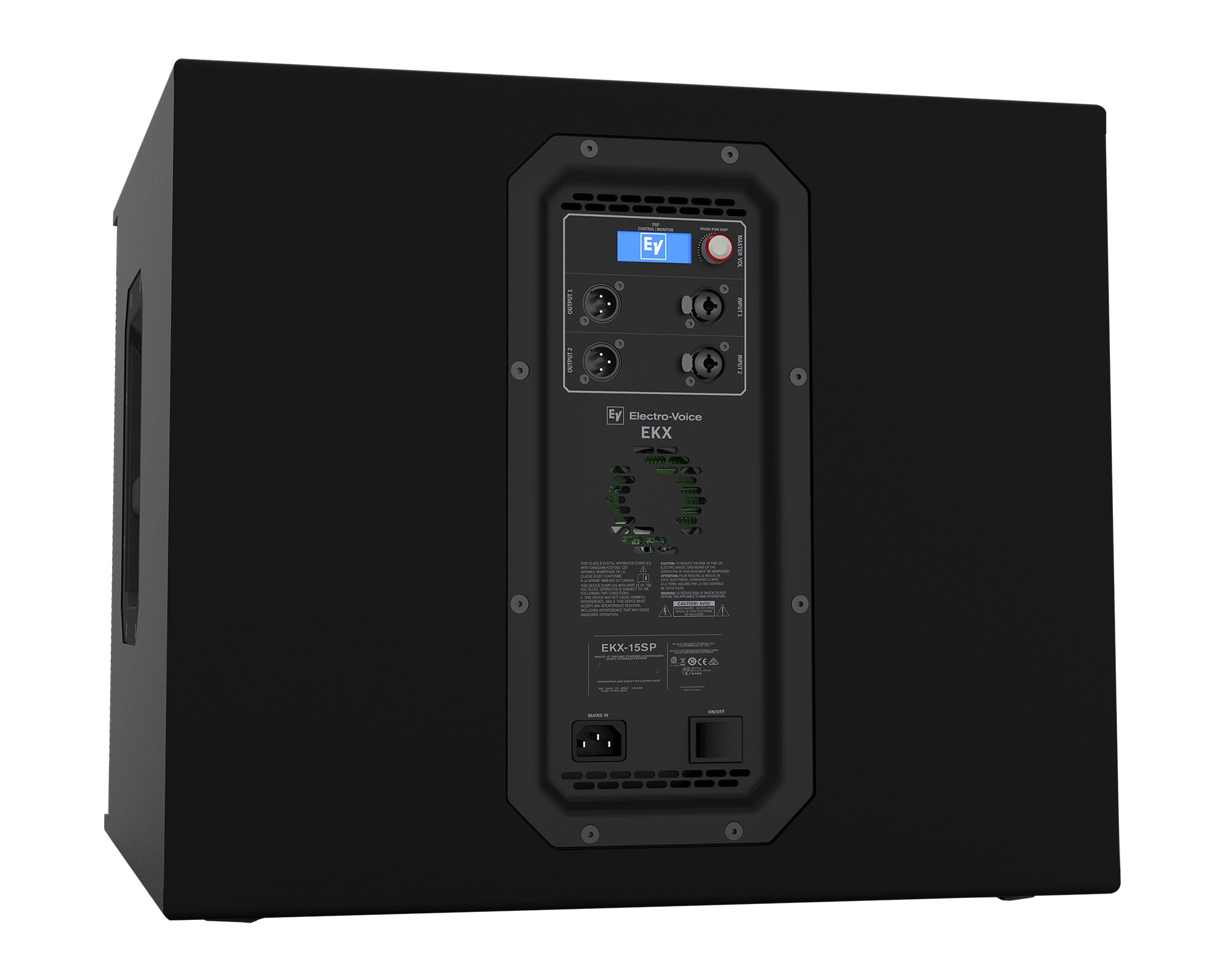 ELEEKX15SP - Electro-Voice EKX15SP 15inch Wood Enclosure Powered Subwoofer 1300W Image 2