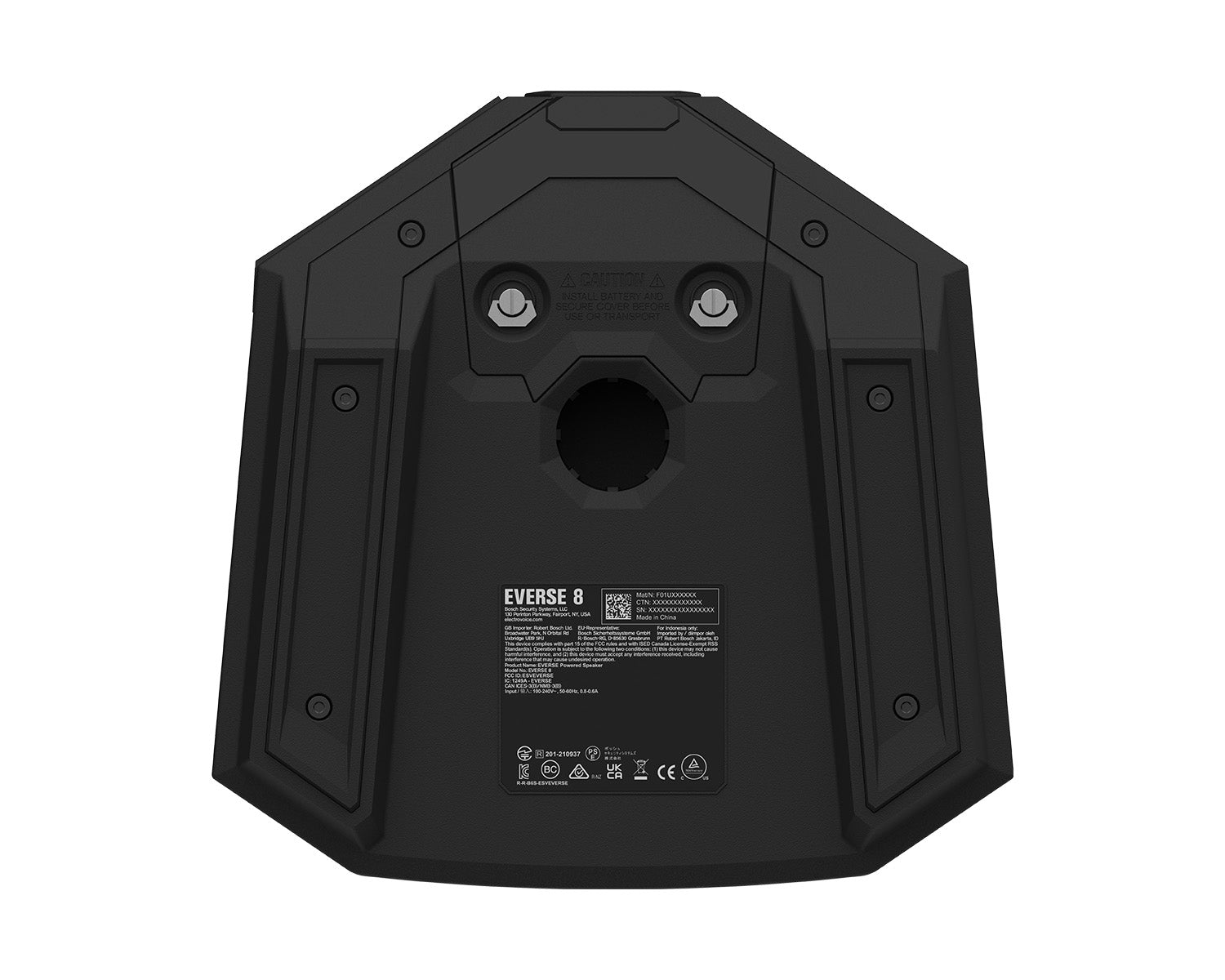 ELEEVE8B - Electro-Voice EVERSE 8 8inch Pro Battery Powered Loudspeaker and Bluetooth IP43 Black Image 10