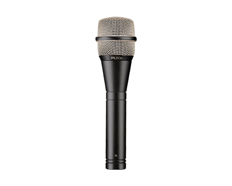 ELEPL80A - Electro-Voice PL80a Dynamic Supercardioid Vocal Microphone Ultra Low Noise Blk Image 1