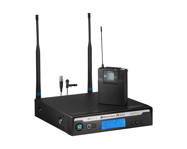ELER300LE - Electro-Voice R300 L or E CH70 Lapel Mic System with ULM18 E Band 850MHz  865MHz Image 1