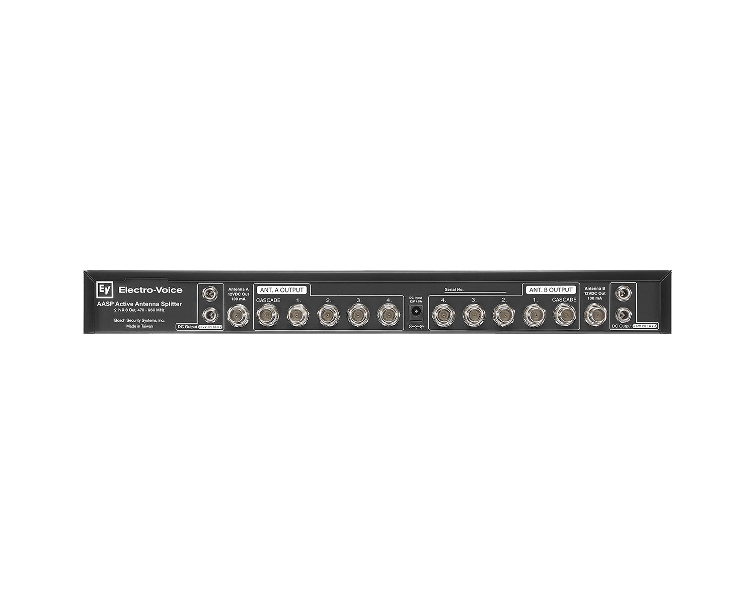 ELERE3AAASP - Electro-Voice RE3 ACC AASP Antenna Splitter 2 In x 8 Out 470 960MHz Image 3