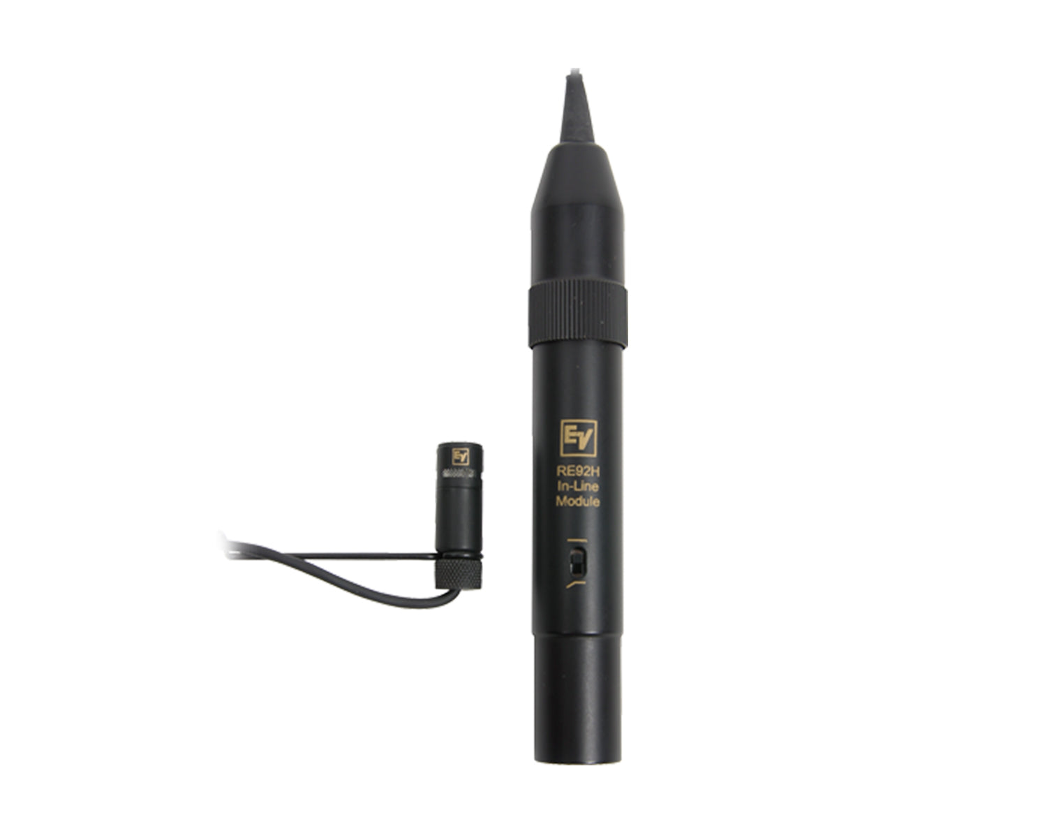 ELERE92H - Electro-Voice RE92H Premium Cardioid Hanging Microphone High Pass Filter Black Image 1