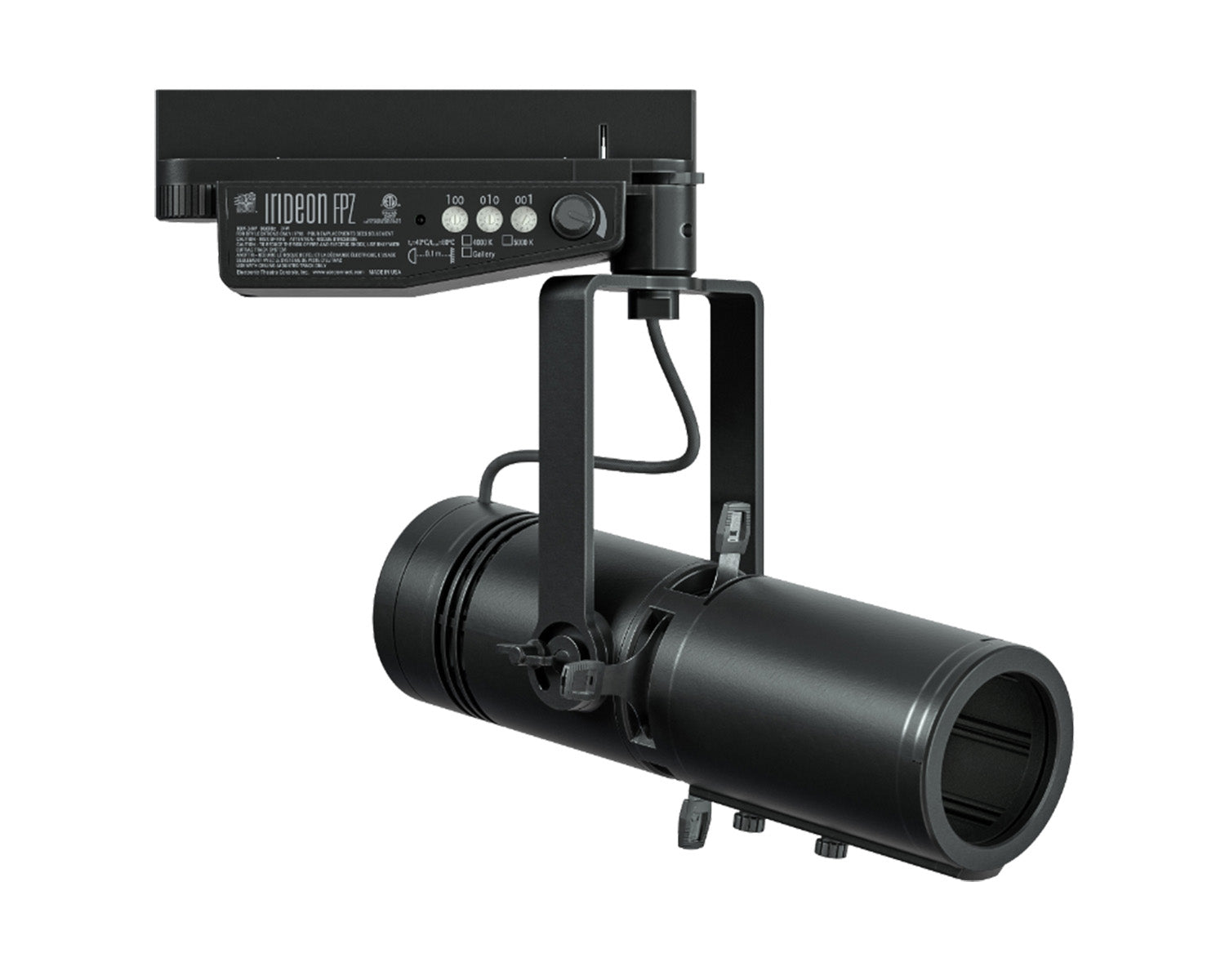 ETCIFPZTM4K - ETC Irideon FPZ Zoom 4000K Track Mount BLACK Image 1