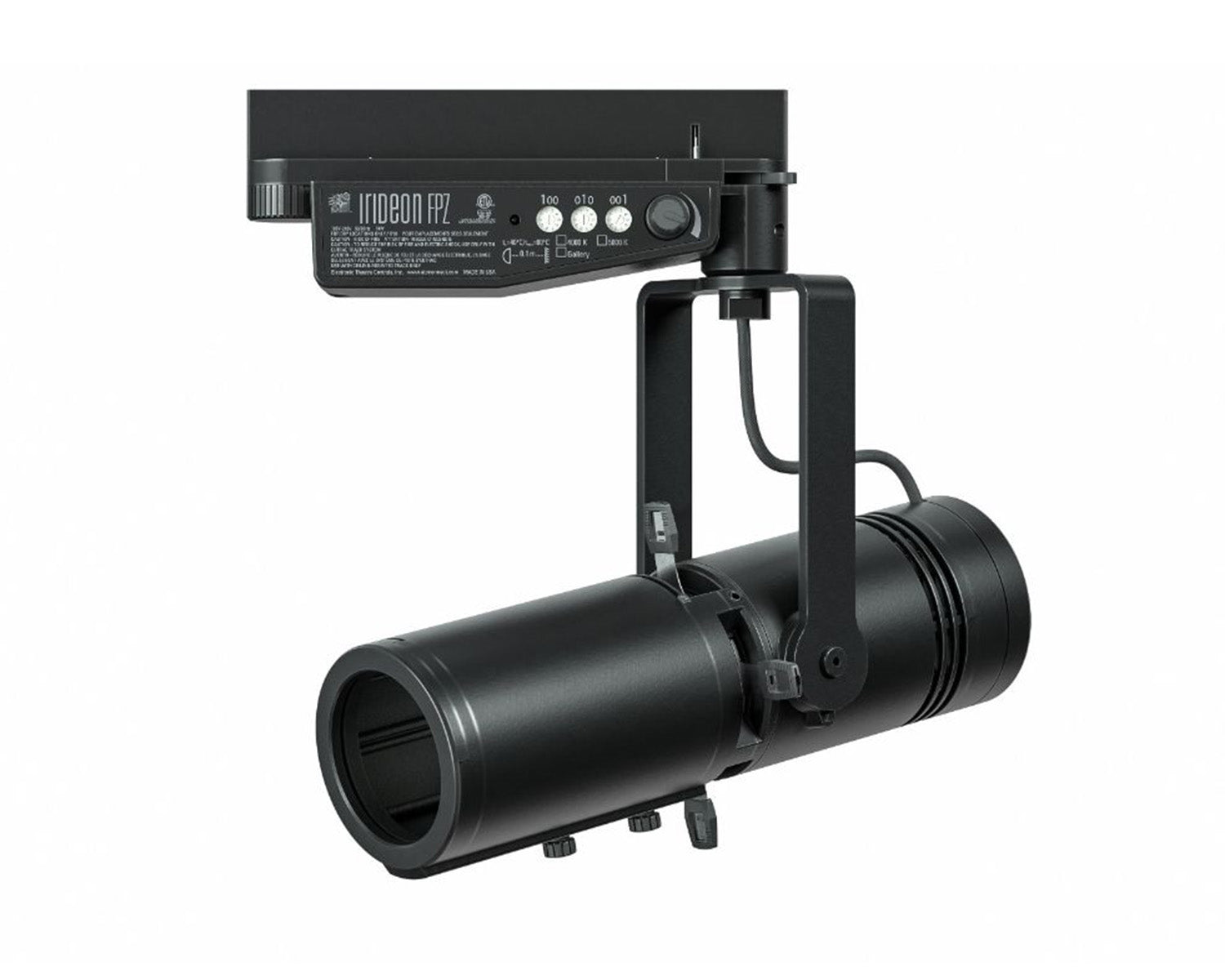 ETCIFPZTM - ETC Irideon FPZ Zoom 3000K Track Mount BLACK Image 2