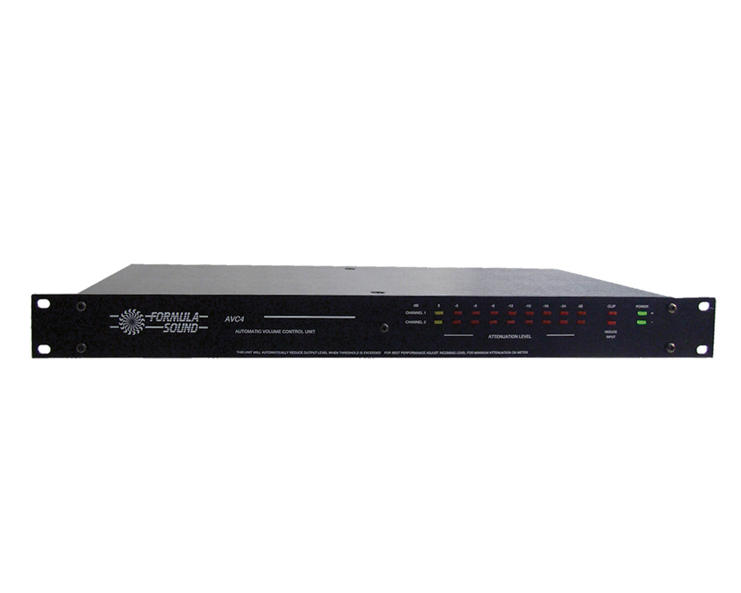 FORAVC4 - Formula Sound AVC4 Level Controller Signal Attenuator 4Ch (2x Stereo Chan) 1U Image 1