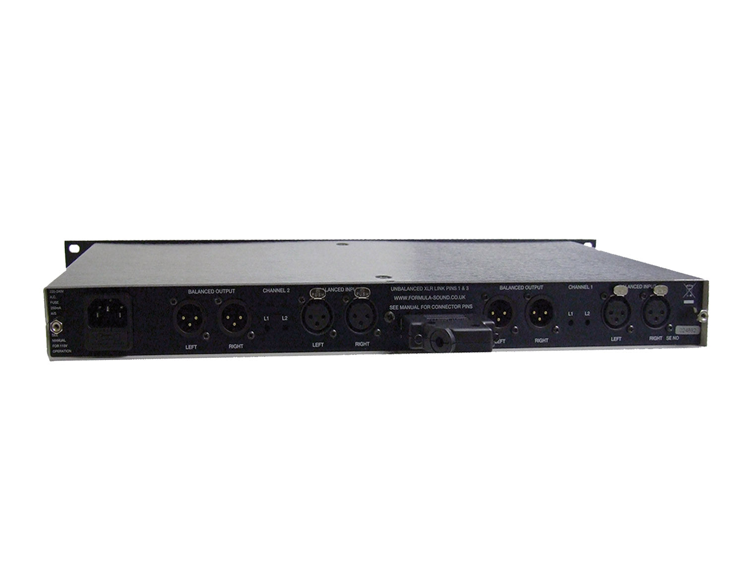 FORAVC4 - Formula Sound AVC4 Level Controller Signal Attenuator 4Ch (2x Stereo Chan) 1U Image 2