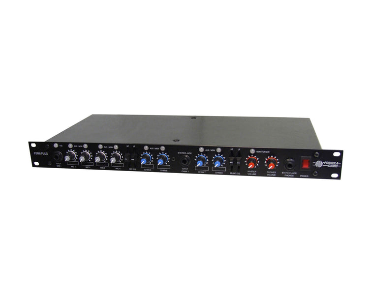 FORFSM8P - Formula Sound FSM8 PLUS 8Ch Stereo Mixer and Aux or Mon Buss 1U Image 1