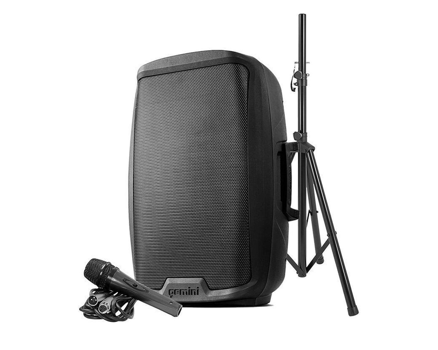 GEMAS2115BP - Gemini AS 2115BT PK 15inch Active Loudspeaker with Bluetooth and Stand 2000W Image 1