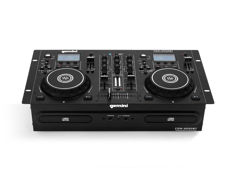 GEMCDM4000BT - Gemini CDM 4000BT Dual CD and USB DJ Media Player and Bluetooth Image 1