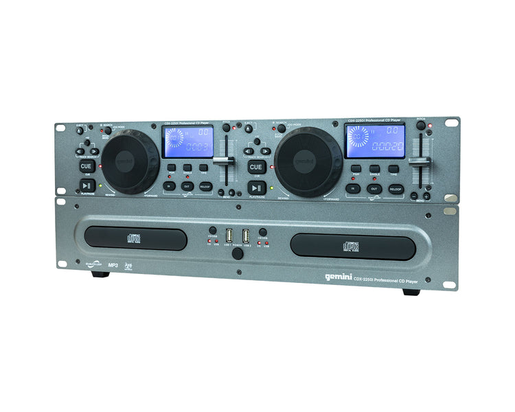 GEMCDX2250I - Gemini CDX 2250i Rackmount CD DJ Media Player with USB Image 3