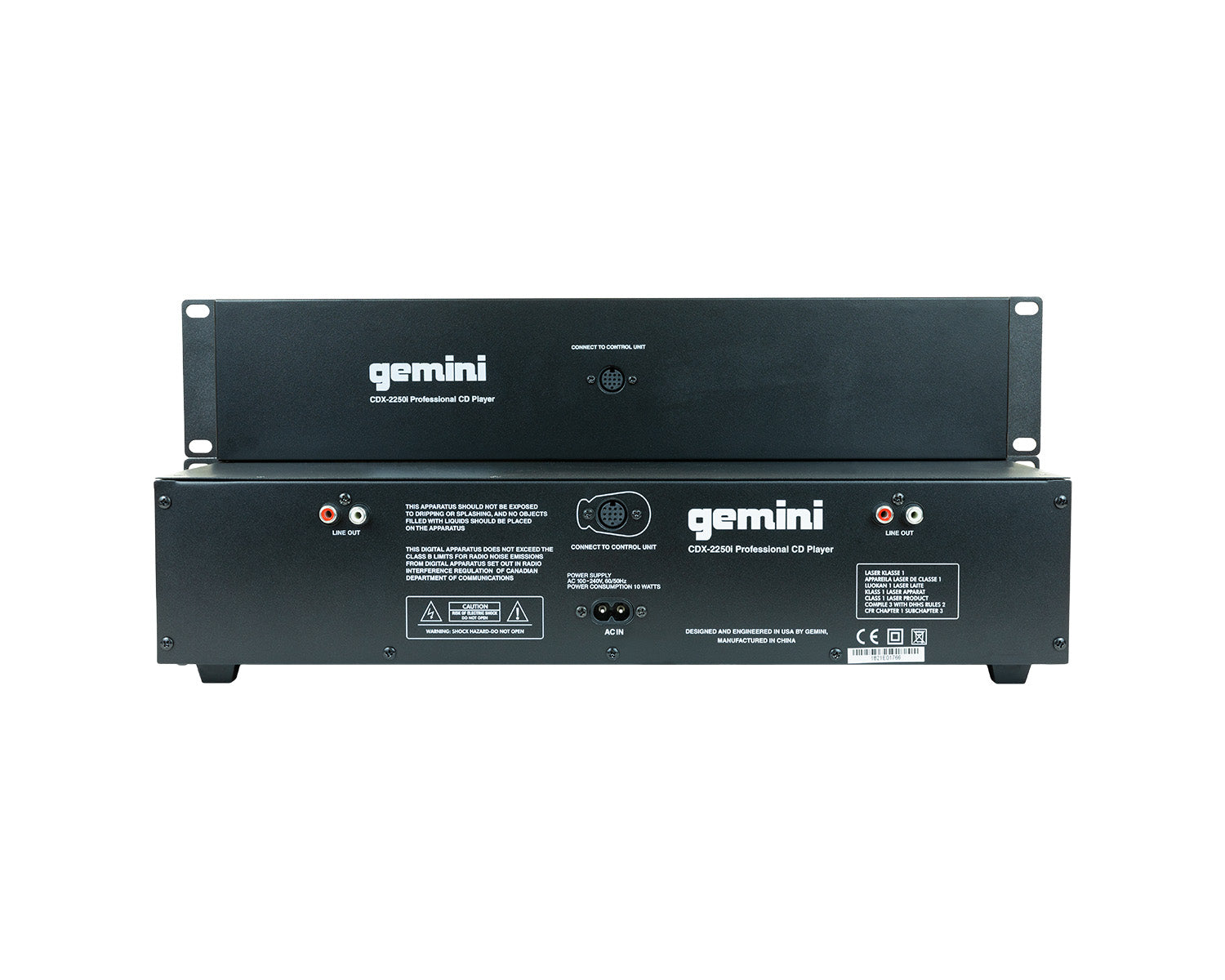 GEMCDX2250I - Gemini CDX 2250i Rackmount CD DJ Media Player with USB Image 4