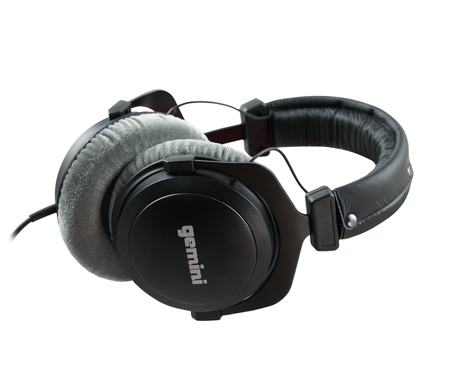 GEMDJX1000 - Gemini DJX 1000 Closed Back Monitoring Headphones Black Image 1