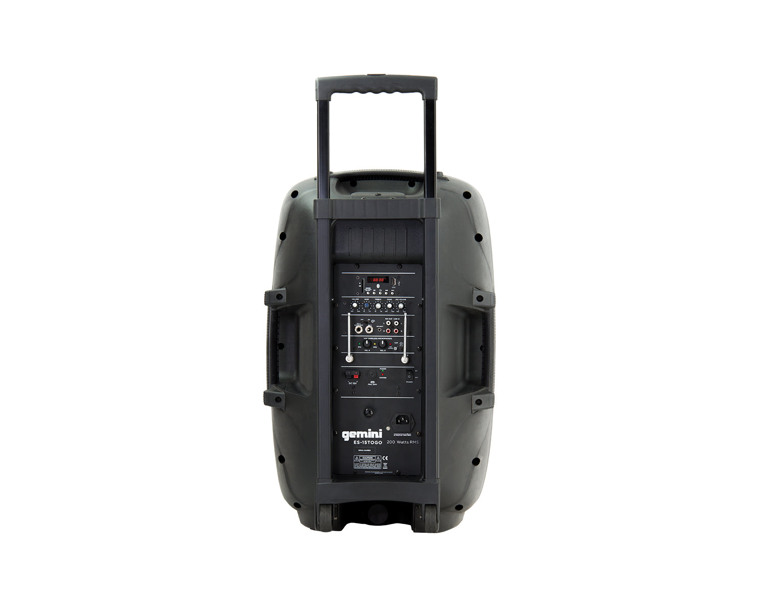 GEMES15TOGO - Gemini ES 15TOGO 15inch Battery Powered Bluetooth Speaker System 800W Image 5