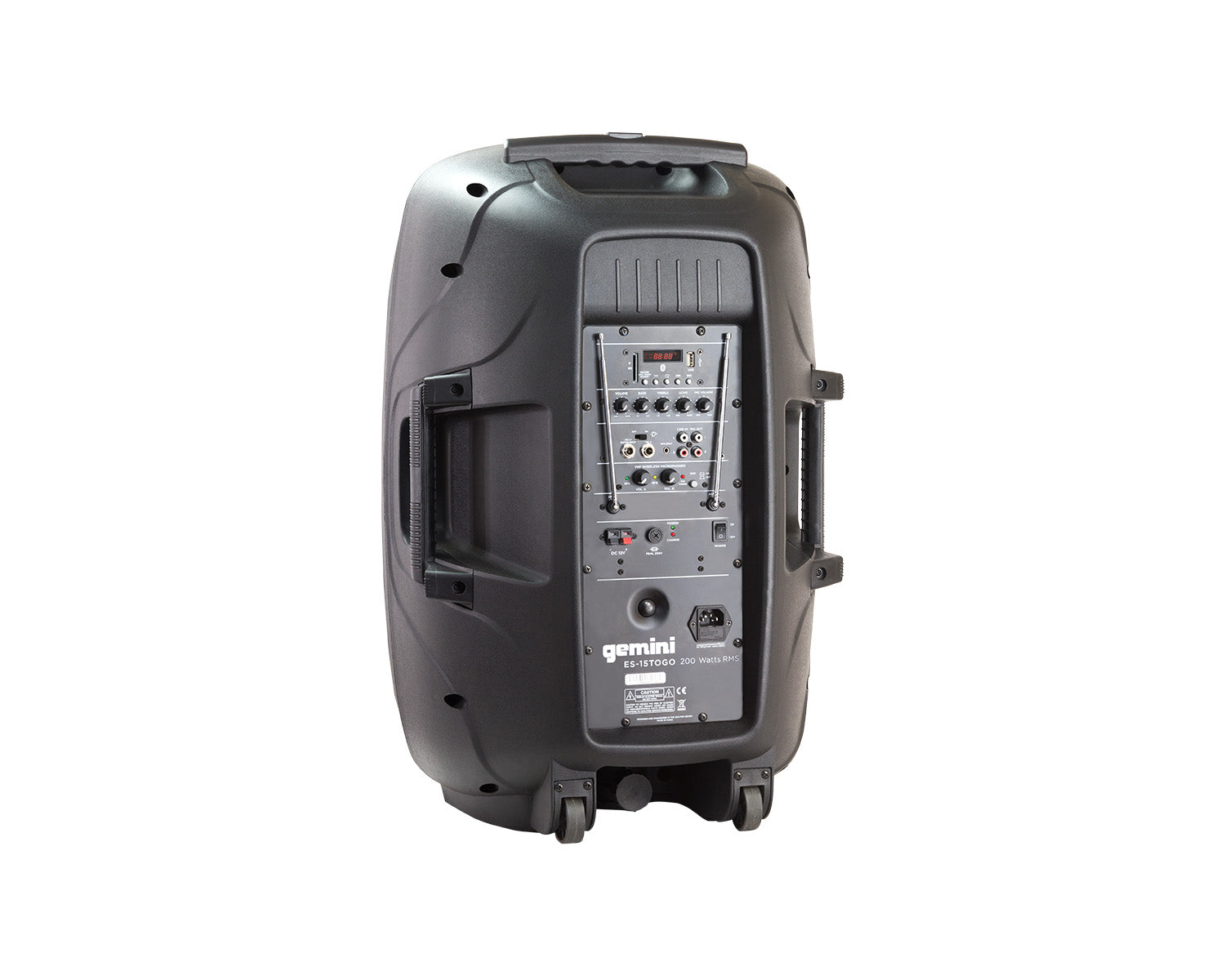 GEMES15TOGO - Gemini ES 15TOGO 15inch Battery Powered Bluetooth Speaker System 800W Image 6