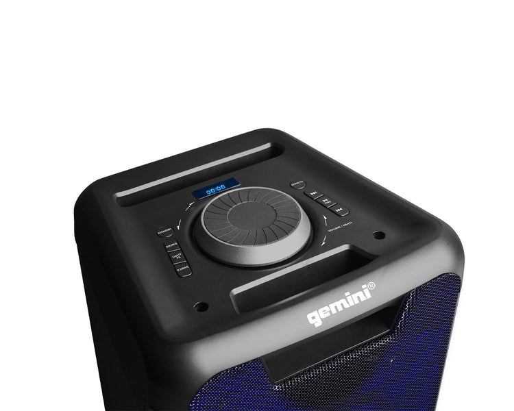 GEMGLS880 - Gemini GLS 880 2x8inch Battery Powered Speaker System and Bluetooth or LED Image 5