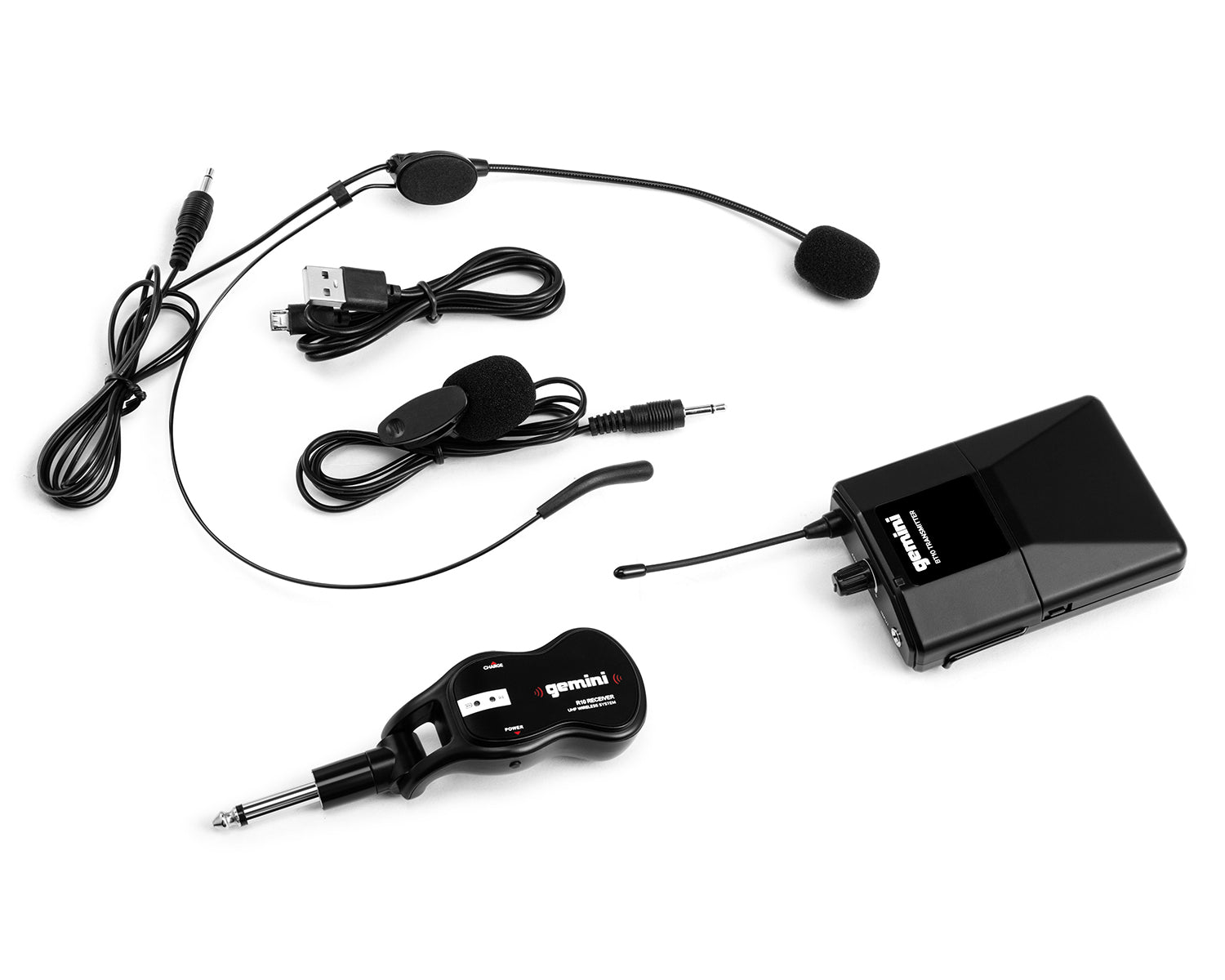 GEMGMUHSL100 - Gemini GMU HSL100 Lapel Wireless Mic System with 1 or 4inch Receiver Image 2