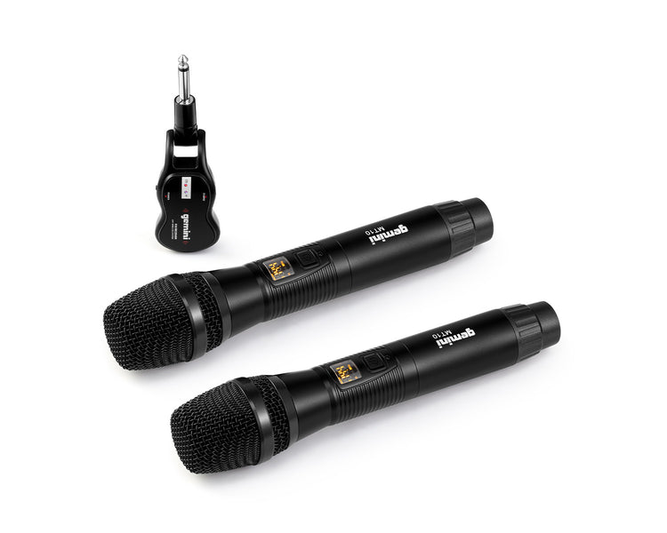 GEMGMUM200 - Gemini GMU M200 Dual Handheld Wireless System with 1 or 4inch Jack Receiver Image 2