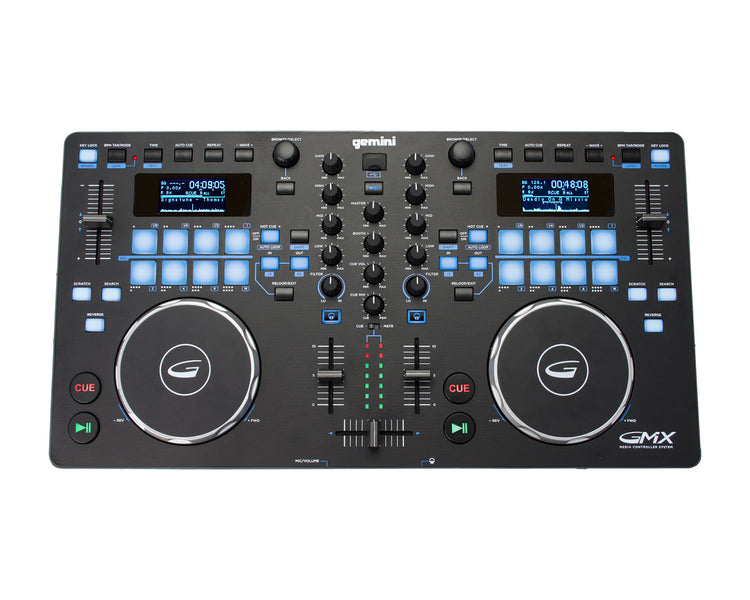 GEMGMX - Gemini GMX 2 Channel Compact DJ Controller with Performance Pads Image 1