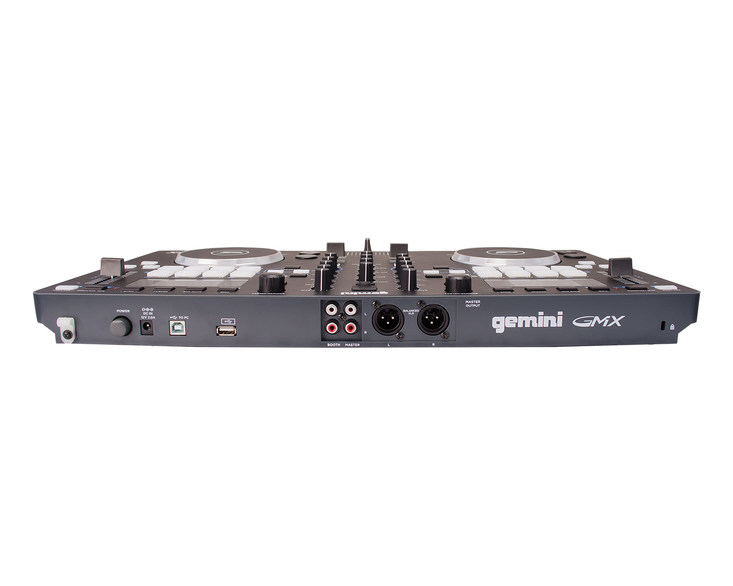 GEMGMX - Gemini GMX 2 Channel Compact DJ Controller with Performance Pads Image 3