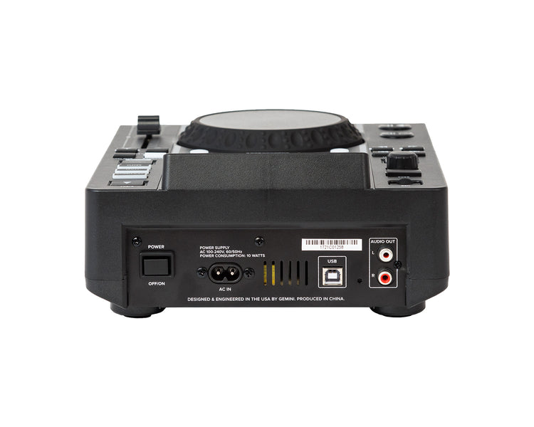 GEMMDJ600 - Gemini MDJ 600 Pro Mini DJ Media and CD Player 4 Hot Cues or 8 Auto loops Image 6