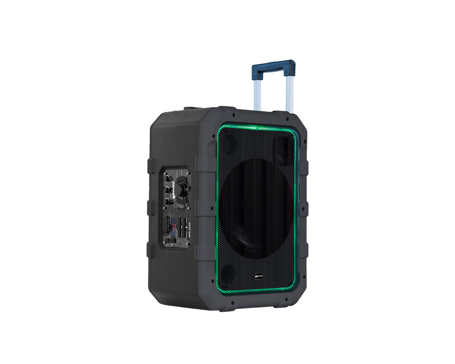 GEMMPA2400G - Gemini MPA 2400GRY Battery Powered Bluetooth Speaker 240W IPX4 Grey Image 2