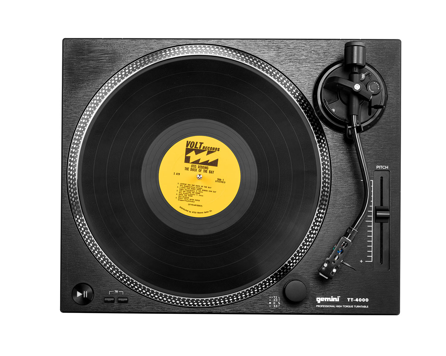 GEMTT4000 - Gemini TT 4000 High Torque Direct Drive Turntable Black Image 3