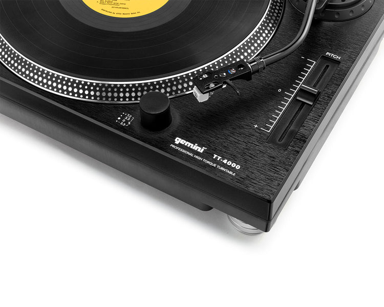 GEMTT4000 - Gemini TT 4000 High Torque Direct Drive Turntable Black Image 5
