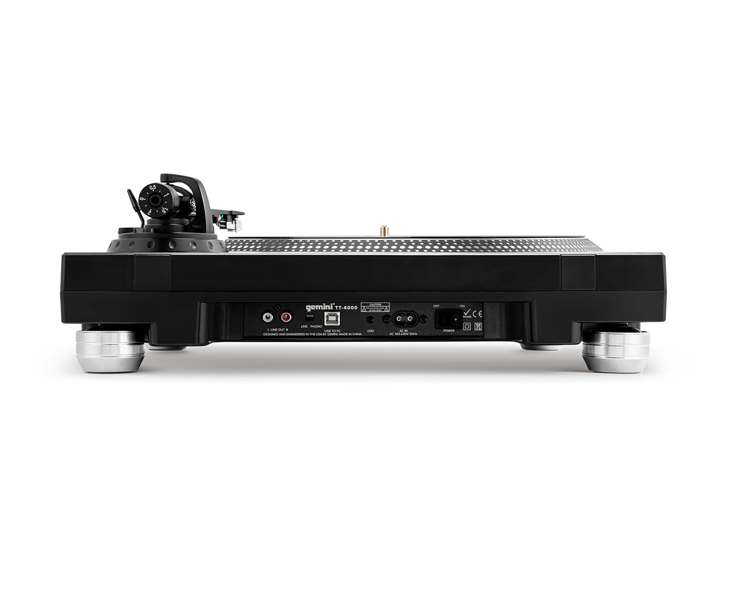 GEMTT4000 - Gemini TT 4000 High Torque Direct Drive Turntable Black Image 6