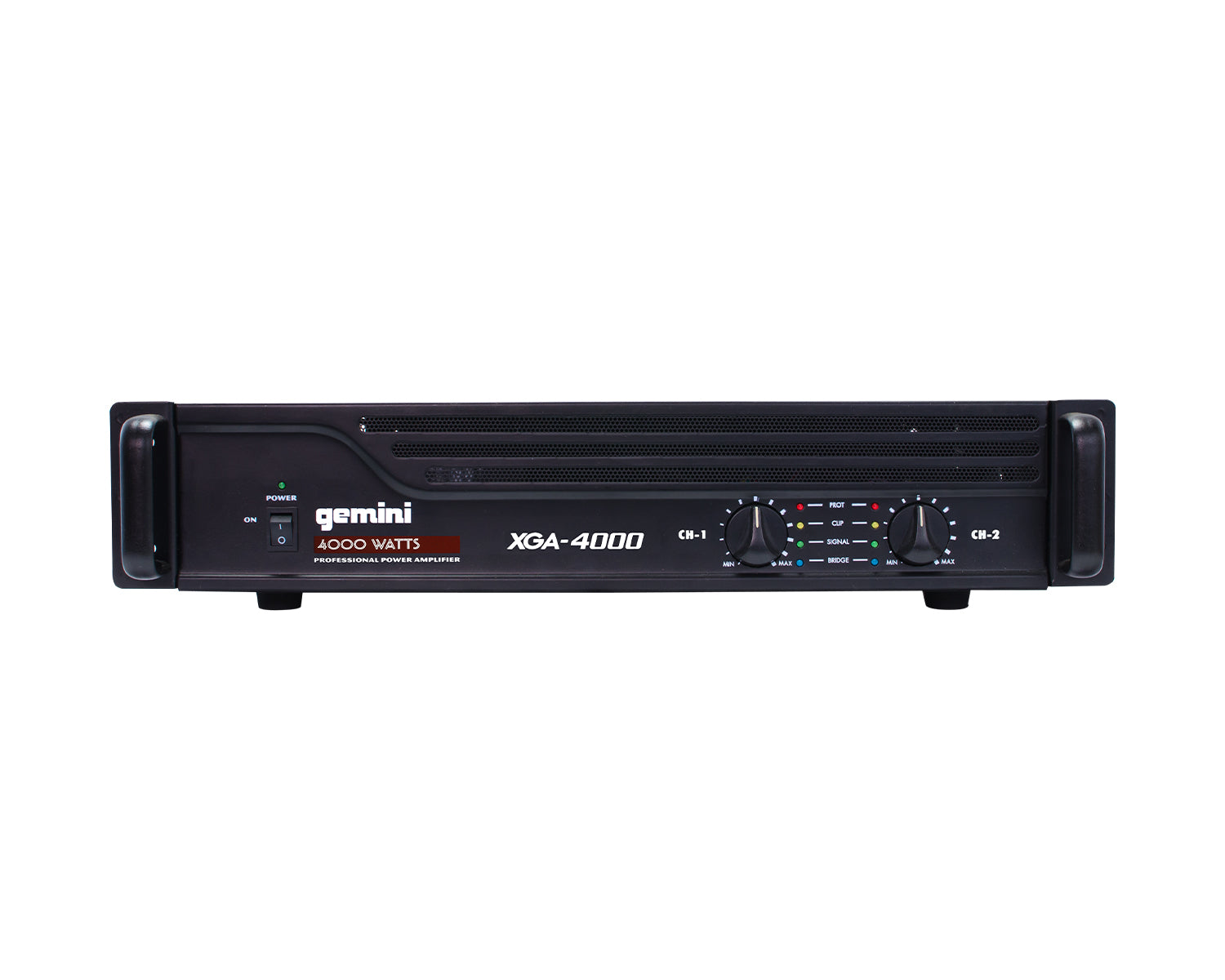 GEMXGA4000 - Gemini XGA 4000 2 Channel Power Amplifier 2 x 250W @ 4ohm 2U Image 1