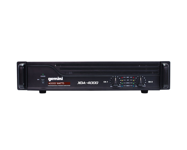 GEMXGA4000 - Gemini XGA 4000 2 Channel Power Amplifier 2 x 250W @ 4ohm 2U Image 1