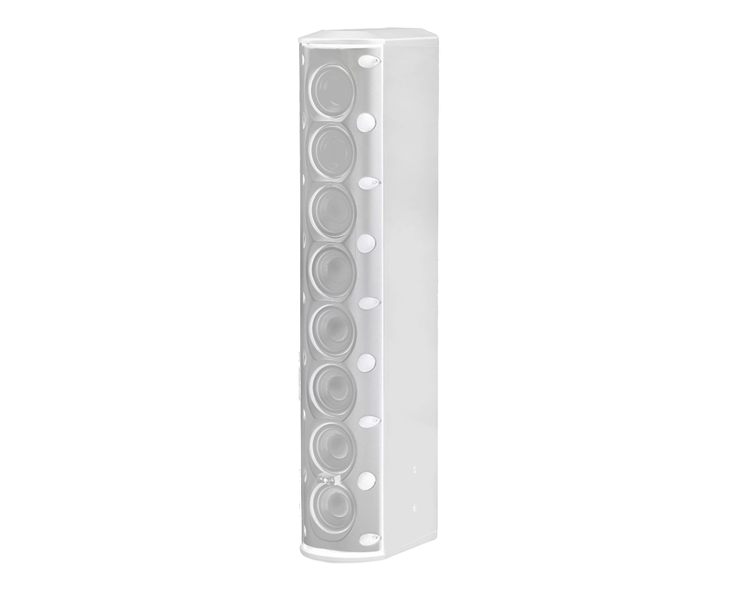 JBLCBT50LA1W - JBL CBT 50LA 1 WH 8x2inch Line Array Column Speaker 20degree White Image 2