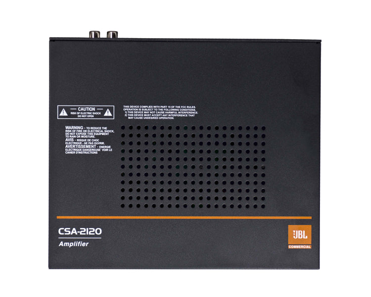 JBLCSA2120 - JBL CSA2120 2x120W Commercial Power Amp 1U Half Rack Image 3