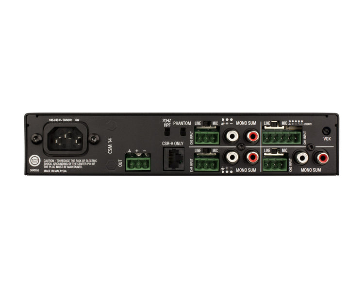 JBLCSM14 - JBL CSM14 4ch Half Rack Mixer 4in or 1out & Priority Mute 1U Image 2