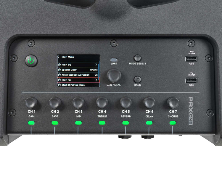 JBLPRXONE - JBL PRX ONE All In One Powered Column PA Speaker with 7 Ch Mixer and DSP Image 13