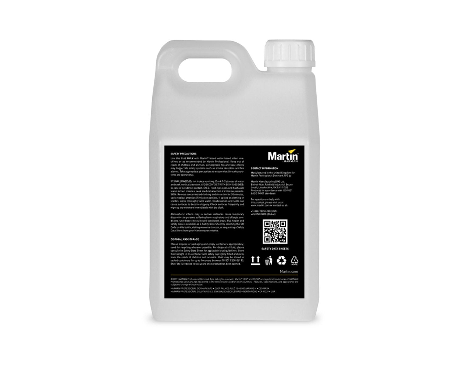 JEMCPF25S - JEM CPlus Haze Fluid for JEM Compact Hazer Pro SINGLE 2.5lt Bottle Image 2